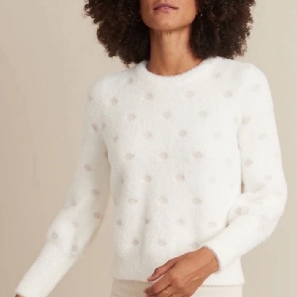 Marine Layer fuzzy holiday sweater